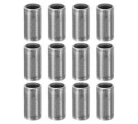 PATIKIL Spacer in Acciaio M8, 12pz Spaziatori Metallici Acciaio 8mm Id x 12mm Od x 25mm L Vite Distanziale in Acciaio Carbonio Distanziatore Rotondo per Bulloni da 5/16in o M8