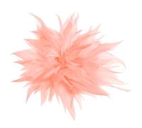 PATIKIL Spilla a fiore di piuma 7,9 pollici Rosa Chiaro | Grande formato spilla da risvolto floreale con corsage piumato, per donna, per abito, matrimonio, festa, ballo, gioielli