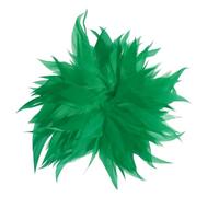 PATIKIL Spilla a fiore di piuma soffice 7,9 pollici verde scuro | Spilla da risvolto floreale grande, corsage, per donna, abito, matrimonio, festa, ballo, banchetto, gioielli, acconciatura