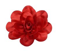 PATIKIL Spilla A Forma Di Rosa In Tessuto Di Raso Extra Large 19cm Rosa Grande Elegante Per Abiti Da Donna Matrimonio Banchetto Vestiti Eleganti Rosso