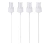 PATIKIL Spray Bottiglia Superiore, 4pz Spruzzatore Sostituzione Pompa Plastica per Essenziale Olio Bottiglie, Bianco