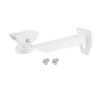 PATIKIL Supporto per Telecamera Sicurezza Angolare 11", 1Pz Staffa Universale per Montaggio a Parete Angolare Acciaio Supporto Staffa, Bianco