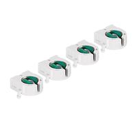 PATIKIL T8 Portalampada Portalampada Presa, 4pz Non-Deviata Luce Presa G13 Base per LED Fluorescente Tubo Sostituzione, Bianco Verde