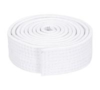 PATIKIL Taekwondo Colorato Classifica Cintura 1. 5" x6. 5Ft 2. 0m, Poliestere Arte Marziale Judo Karate Cintura per Allenatore Insegnamento Pratica, Bianco