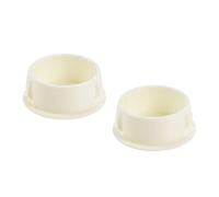 PATIKIL Tappi per fori in plastica 22mm(7/8") Foro Tappi, Tappi Copriforo 25pz Plastica Scatto Blocco Foro Tubo Inserto Fine per Acciaio Mobili Scherma Post Tubatura, Beige