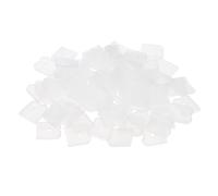 PATIKIL Tappi Silicone da 12mm per Cucito, 80Pz Stecche per Corsetti Corsetto Stecca Suggerimenti per l'Osso a Spirale Corsetto Colletto per Osso Poliestere, Bianco