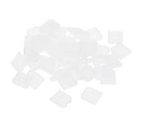 PATIKIL Tappi Terminali Silicone per Cucito, 200Pz Punte a Spirale per Stecche Corsetti per Colletti, Applicabili a Stecche Poliestere 12mm, Trasparenti