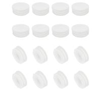 PATIKIL Tappo Tondo Plastica, 16Pz 1,67"/42mm Tappi Tubi Plastica Tappi per Sedie Rotondi, Tappis per Gambe Sedie, Mobili, Tubi Metallici, Ferramenta, Recinzioni, Bianco
