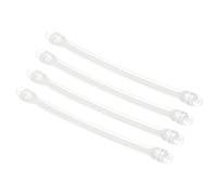 PATIKIL Tennis Smorzatore, 4pz Silicone Vibrazione Shock Ammortizzante Racchetta Corda Smorzamento, Bianco