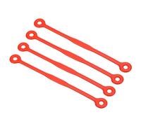 PATIKIL Tennis Smorzatore, 4pz Silicone Vibrazione Shock Ammortizzante Racchetta Corda Smorzamento, Rosso