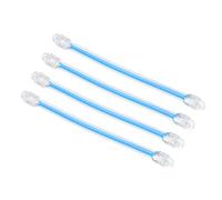 PATIKIL Tennis Vibrazioni Ammortizzatori 4pz Antivibrazioni da Tennis Silicone Racchetta Shock Ammortizzatori Racchetta Corda Smorzamento, Blu
