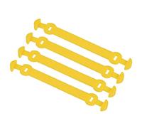 PATIKIL Tennis Vibrazioni Ammortizzatori 4pz Antivibrazioni da Tennis Silicone Racchetta Shock Ammortizzatori Racchetta Corda Smorzamento, Giallo
