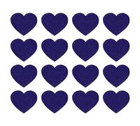 PATIKIL Termoadesive Toppe 10pz Forma Cuore Cuci Toppa Ricamate Amore Applique Abbellimenti per Abbigliamento Giacche Cappello Zaino Riparazione Decorazioni Blu Marino Blu