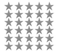 PATIKIL Termoadesive Toppe 33pz 5 Stella Cuci Toppe Ricamate Toppe Applique Abbellimenti per Abbigliamento Giacche Cappello Zaino Riparazioni Decorazioni Grigio