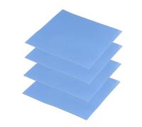 PATIKIL Thermal Pads 100x100mm，0.5mm+1mm+1.5mm+2mm, 4 Pack Silicone Cooling Thermal Pad for CPU GPU IC PCIe M.2 2280 SSD NVMe Heatsink, Blue