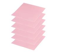 PATIKIL Thermal Pads 100x100x0.5mm, 6 Pezzi Silicone Cooling Thermal Pad per CPU GPU IC PCIe M.2 2280 SSD NVMe Dissipatore, Rosa