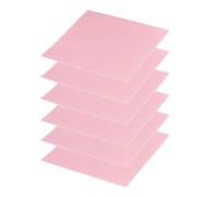 PATIKIL Thermal Pads 100x100x1mm, 6 Pezzi Cuscinetti Termici in Silicone per CPU GPU IC PCIe M.2 2280 SSD NVMe Dissipatore di Calore, Rosa