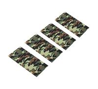 PATIKIL Toppe Autoadesive in Nylon 10x20cm, 4pz Toppe di Riparazione Impermeabile Adesive per Tessuti per Piumino Giacca Tenda Abbigliamento Esterni Campeggio Attrezzatura, Mimetico