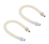 PATIKIL Tubo di scarico da 0,5 m, confezione da 2 tubi flessibili per condizionatore d'aria e acqua, isolati in PVC, tubo universale per unità interna interna AC HVAC