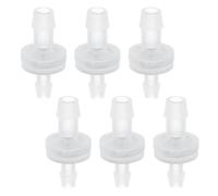 PATIKIL Valvola di ritegno unidirezionale da 5/16 7/32 pollici, 6 pezzi, in plastica, resistente all'ozono in linea, non ritorno, valvole in plastica per carburante, gas, acqua, liquidi, aria
