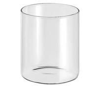 PATIKIL Vaso cilindrico in vetro trasparente, 9,9 cm di altezza e 8,4 cm di diametro, da tavolo, portacandele, vaso galleggiante per decorazione domestica centrotavola per matrimoni (425 g)