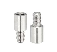 PATIKIL Viti di prolunga M8 x 15 + 12 mm, in acciaio inox, 2 pezzi, per legare scrapbook ricaricabili, album fotografici, fai da te