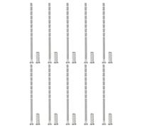 PATIKIL Viti Per Maniglie Armadio M4x100, 10 Set Viti Spezzabili Viti Per Maniglie Cassetti Viti A Croce Testa Svasata Piatta Con Ghiera Per Maniglia Porta Leva
