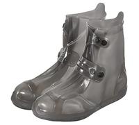 PATIKIL XXL Impermeabile Silicone Scarpe Copertura, 1 Paia Riutilizzabili Antiscivolo Copriscarpe Pioggia Galosce Neve Stivali Protezione per Uomini e Donne Pioggia Esterni, Grigio