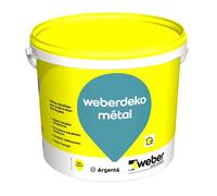 *** Patina metallica per la decorazione di facciate esterne e pareti, tinta argento, 15 kg, weberdeko metallo***