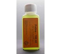 Patina Tiffany da 100 ml, soluzione colorante (per anticare artificialmente) per rame, ottone, argento, latta bianca, stagno e le loro leghe