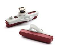 Patino freno in alluminio Krayton Shimano (x2) Blanc