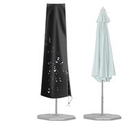 Patio - Copertura per ombrelli impermeabile | Protezione per mercato esterno Parasol | Protezione antipolvere resistente alle intemperie per mobili appartamento balcone zona pranzo cortile piscina