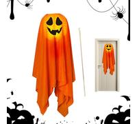 Patio da giardino spettrale bianco spaventoso caldo - luci fantasma per Halloweens | Decori fantasmi della porta di Halloween | Riscalda la luce brillante di Ghost Outdoor, i padroni di casa di Spooky