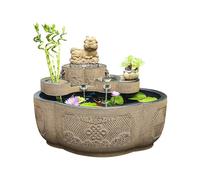 Patio Decorazione dell'acqua dello stagno dei pesci rotondo del cortile Han per il giardino