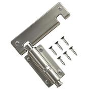 Patio Door Lock, Security Latch, 4 Inches Sliding Glass Lock with Heavy Duty Construction with Screws Home Safety Locks Anti Rust Finish, Window Closet Locks Easy Installation, Balcony