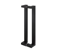 Patio Garage,Customizable Door Pull Handle, Modern Simple Style, Interior Exterior Door Hardware with Fittings, Metal Door Handle(Black,60cm23.6in)