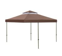Patio Gazebo Canopy - Waterproof Hardtop Roof, 3x3m Double Layer Polyester Fabric, Uv Resistant Outdoor Shade, Weatherproof Deck Cover, Durable Outdoor Shelter | for Backyard Pergola Terrace