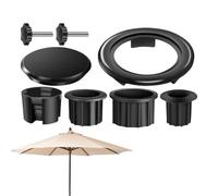 Patio Umbrella Base - Supporto pesante | Supporto per di massa al sole esterno, porta innesto da terrazza da giardino, accessorio di base per rifugio pavimento