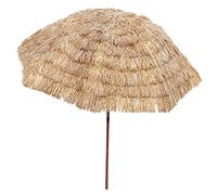 Patio Umbrella Market Outdoor Table Umbrella Garden 8 Ft Imitation Straw Umbrella with Tilt Function, Sun Protection, Detachable Without Base, for Beach/Pool/Patio