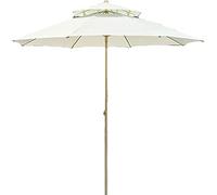Patio Umbrella Patio Canopy Market Umbrella,Patio Umbrellas Double-Layer Sunshade,Outdoor Umbrella with 8 Strong Ribs Tilt Adjustment,for Gardens, Swimming Pools