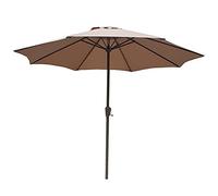 Patio Umbrella Portable Round Garden Umbrella 2.7m / 9ft, Outdoor Patio Umbrella for Restaurant/Backyard/Photo Studio, with 8 Metal Support Ribs