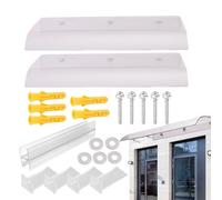 Patio Window Cover - Outdoor Awning Shelter for & Doors |Semplice installazione calore resistente Back Door Shade Canopy for Porch, Garden, Balcony, Entryway, and Patio Protection T