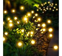 PATIOPIA Luci solari da giardino, 40 luci a LED da giardino, luci solari per esterni, luci solari, luci solari per esterni, impermeabili, per Natale, cortile