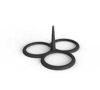 Patisse 19232 - Stampo per blinis, Platino, 27 x 1 cm, Colore: Nero