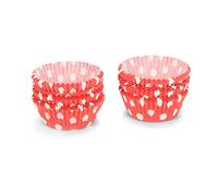 patisse - 200 pirottini per Muffin, Misura Mini, Colore: Rosso a Pois Bianchi