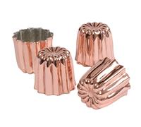 patisse 43003 - Set di 4 stampi per canalina in Rame, 45 mm, 4,5 cm