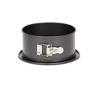 Patisse Teglia Tonda per Torte in Acciaio Inossidabile, Nero, 22 cm