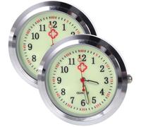 PATKAW 2 Pezzi Quadrante Creativo per Orologio da Taschino Infermiere Vetro, Design Conciso e Luminoso, per Fai-da-te Manuale e Accessori Orologio