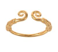 PATKAW Bracciale in Rame Incisioni Intricate Ispirato alla Leggenda Cinese Wukong, Stile Retrò e Minimalista, Accessorio Versatile per Uomo e Donna