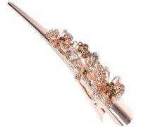 PATKAW Clip per Chioma a Forma di Farfalla in Metallo Decorativa con Pietre Lucenti, Elegante e Brillante, per Acconciature e Occasioni come Anniversari e Feste Prom